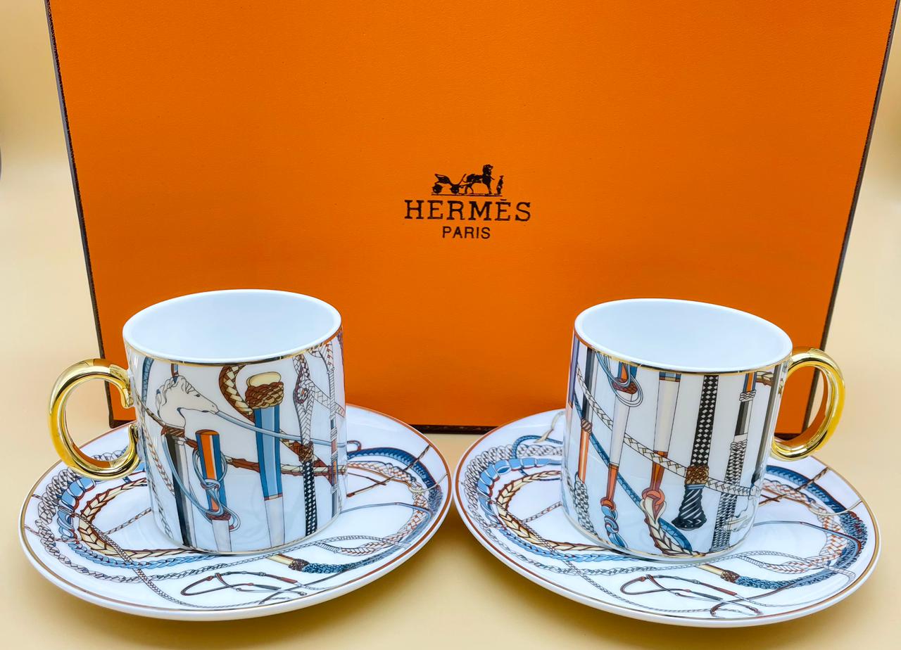 Hermes cup set of 2